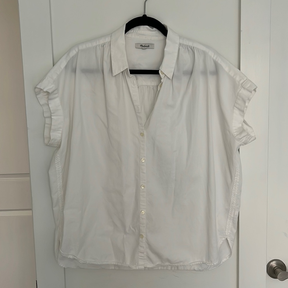 Madewell White Blouse